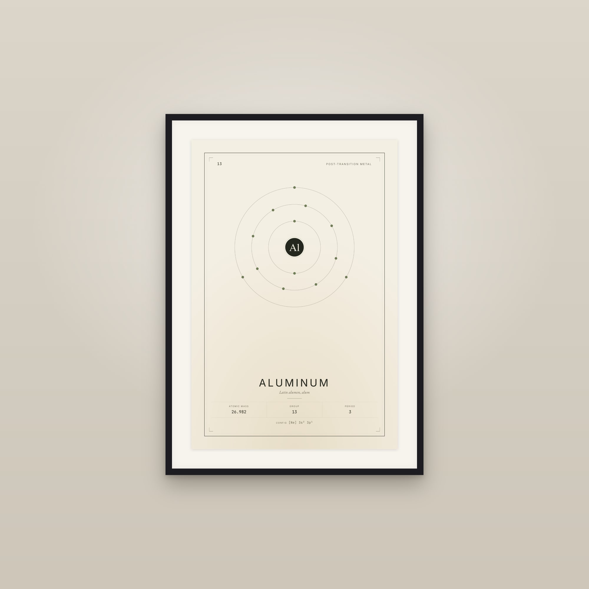 Aluminum — Element No. 13