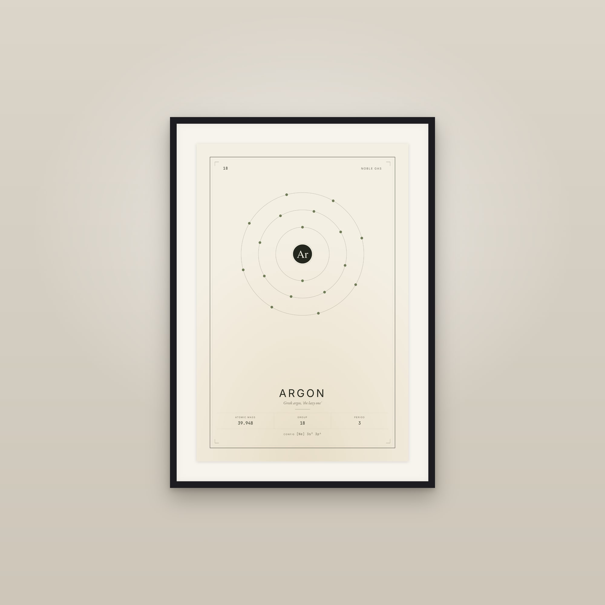 Argon — Element No. 18