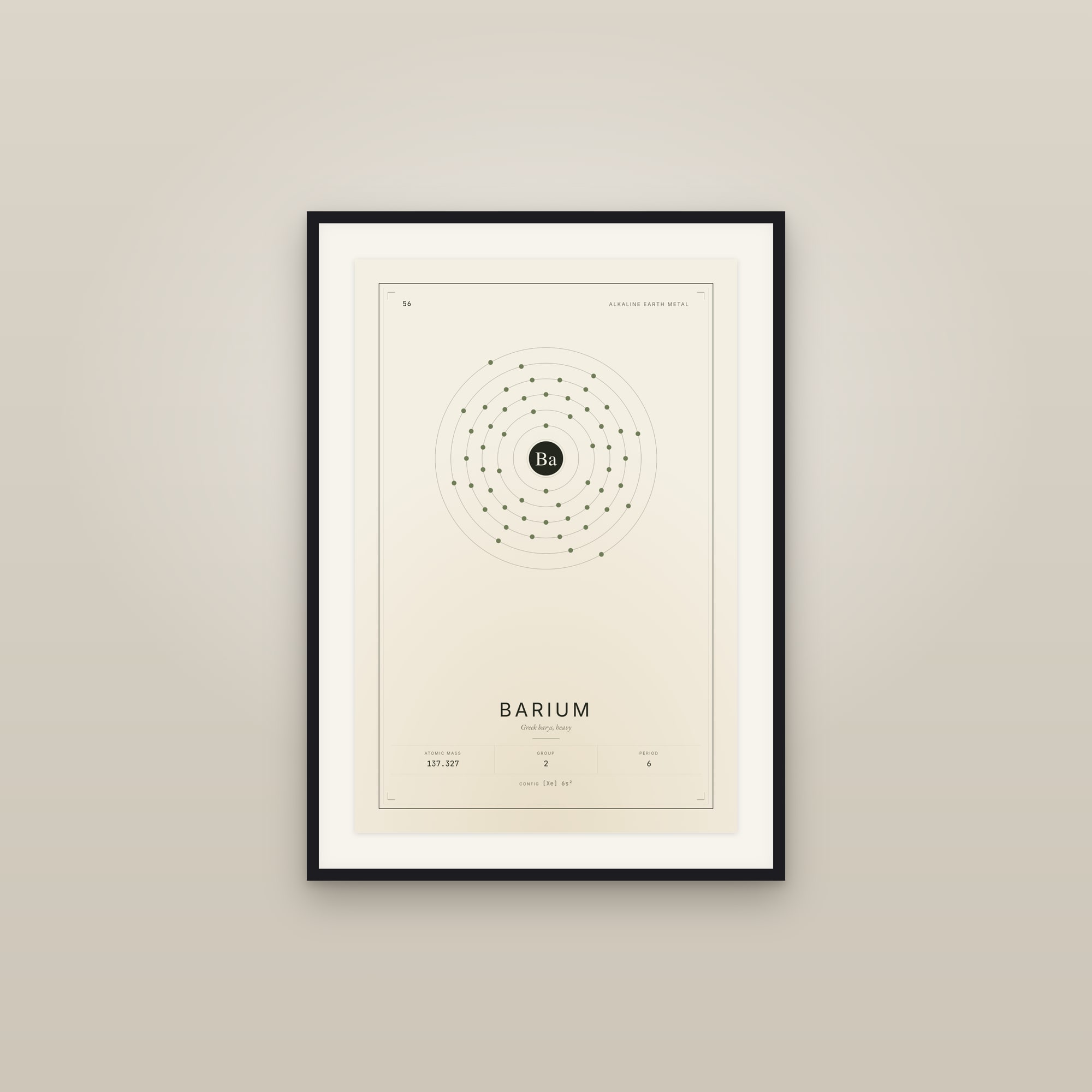 Barium — Element No. 56