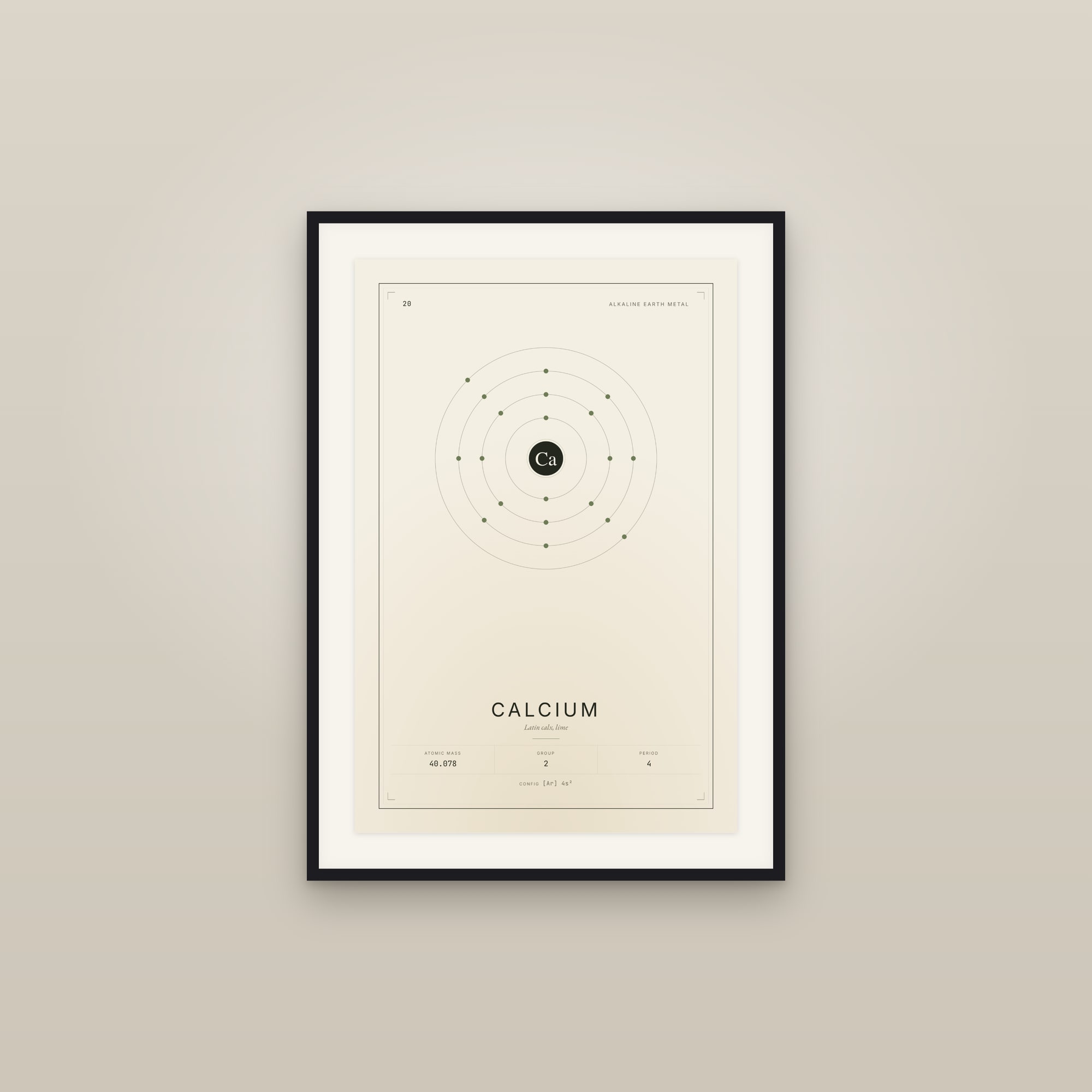 Calcium — Element No. 20