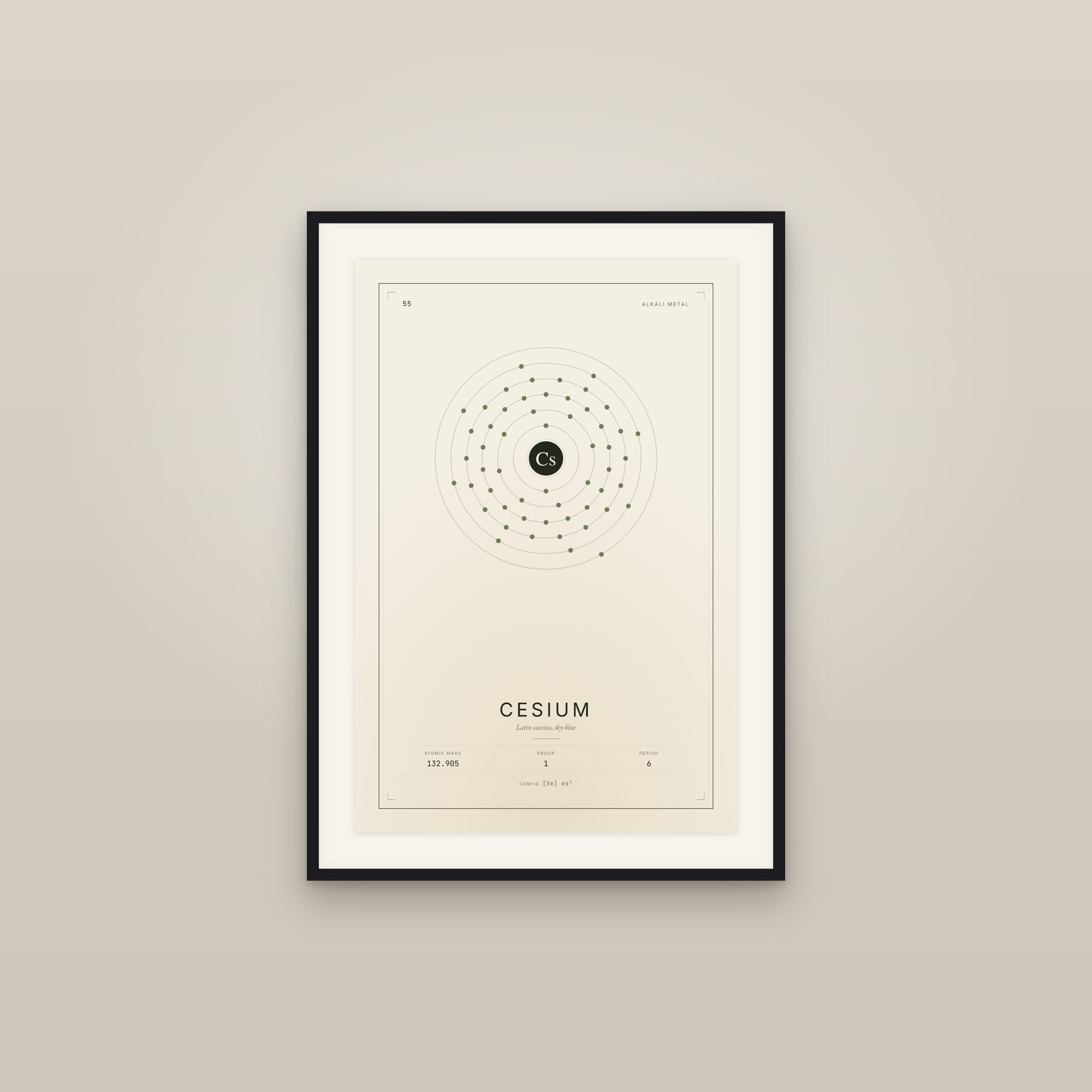 Cesium — Element No. 55