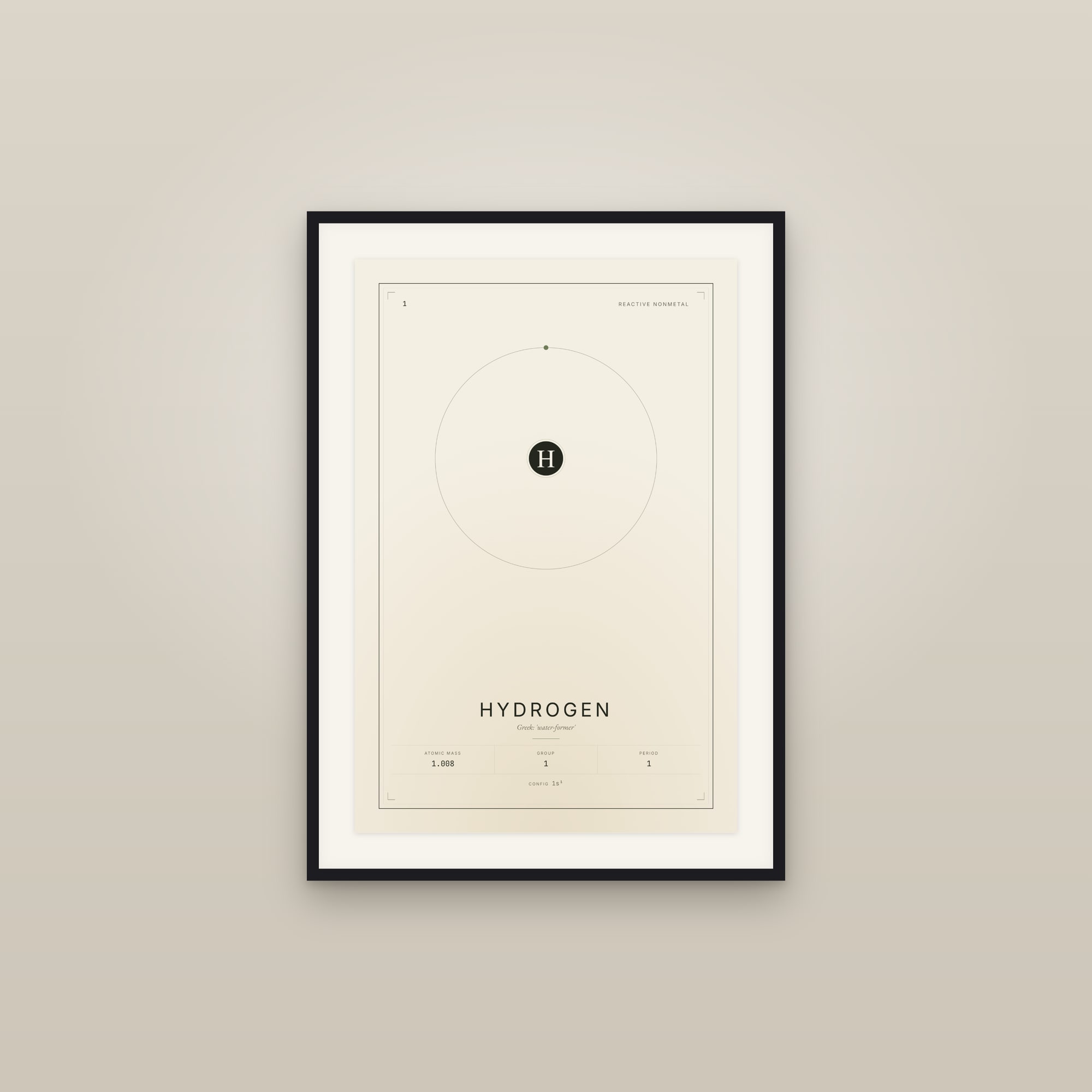 Hydrogen — Element No. 1