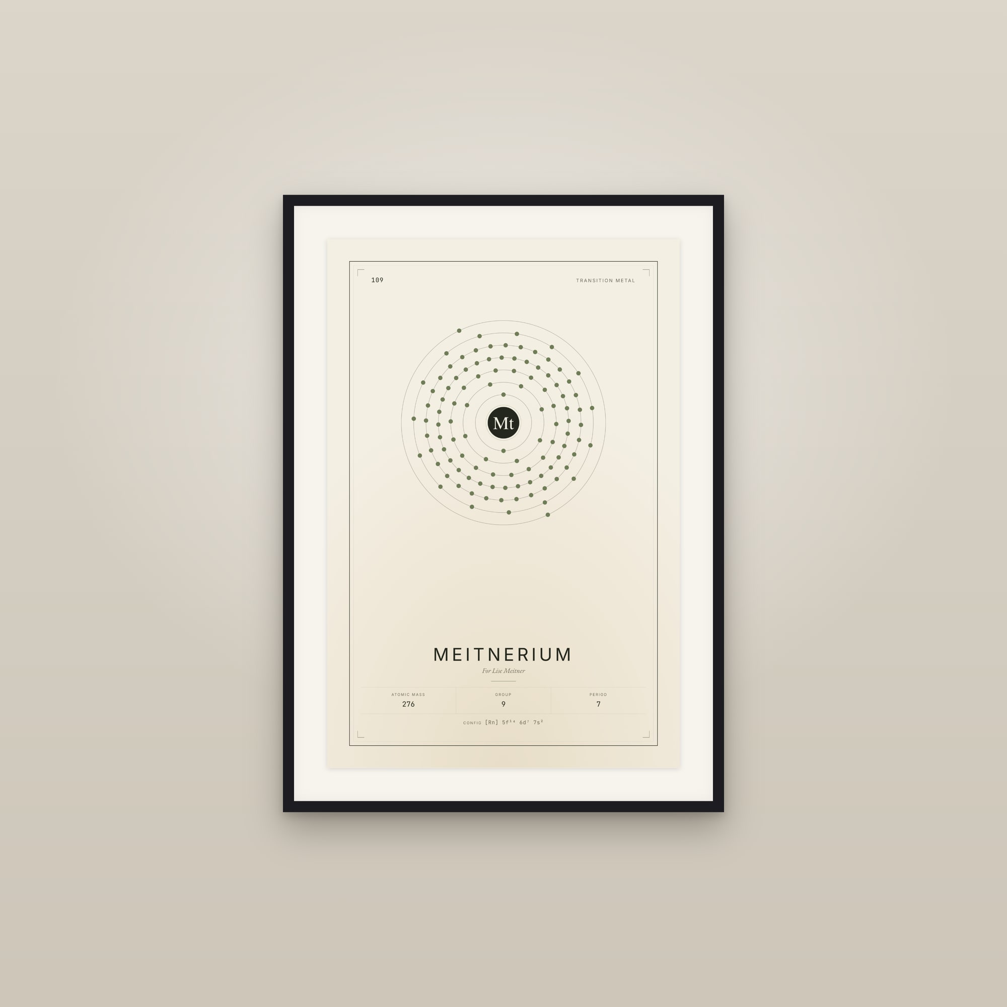 Meitnerium — Element No. 109
