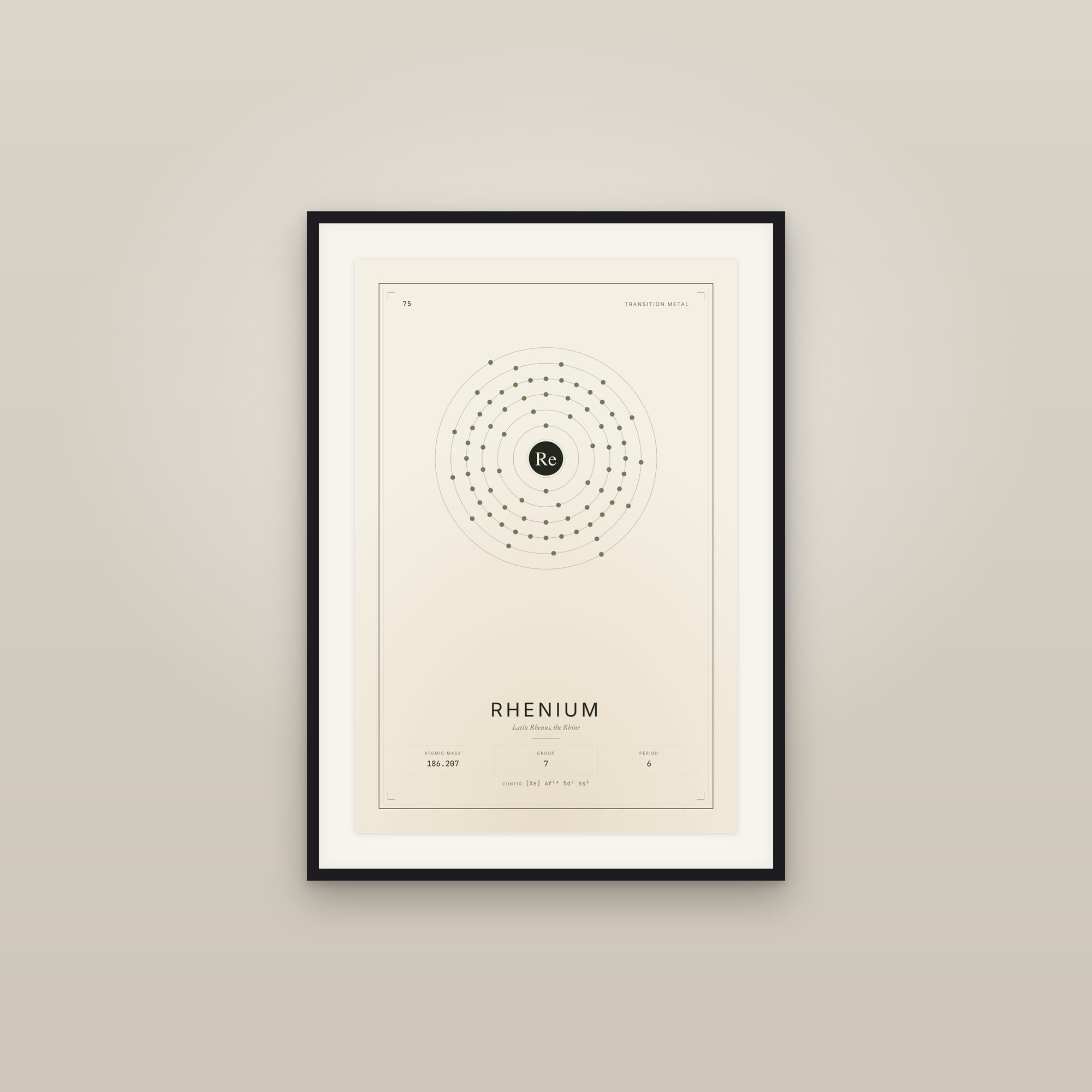Rhenium — Element No. 75
