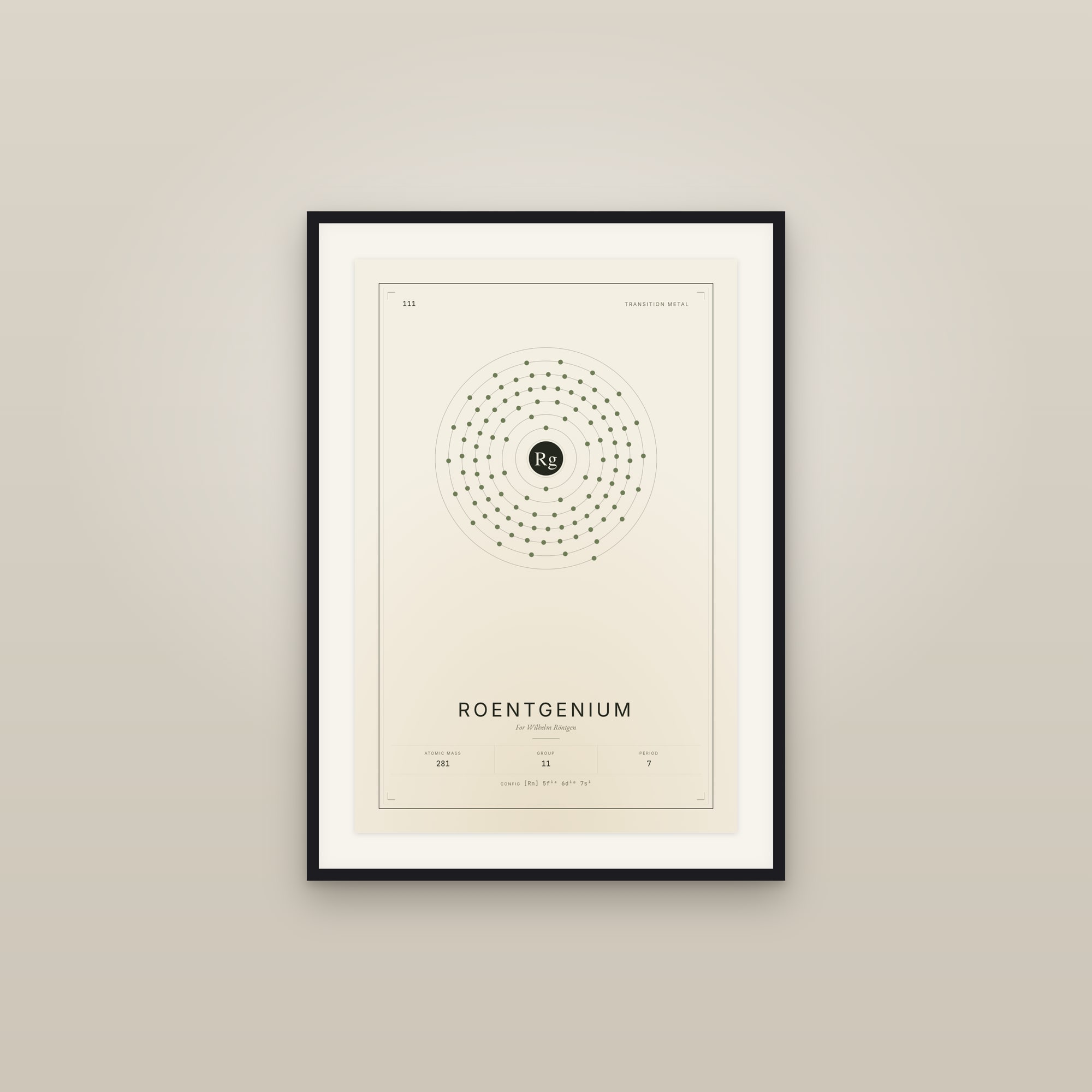 Roentgenium — Element No. 111