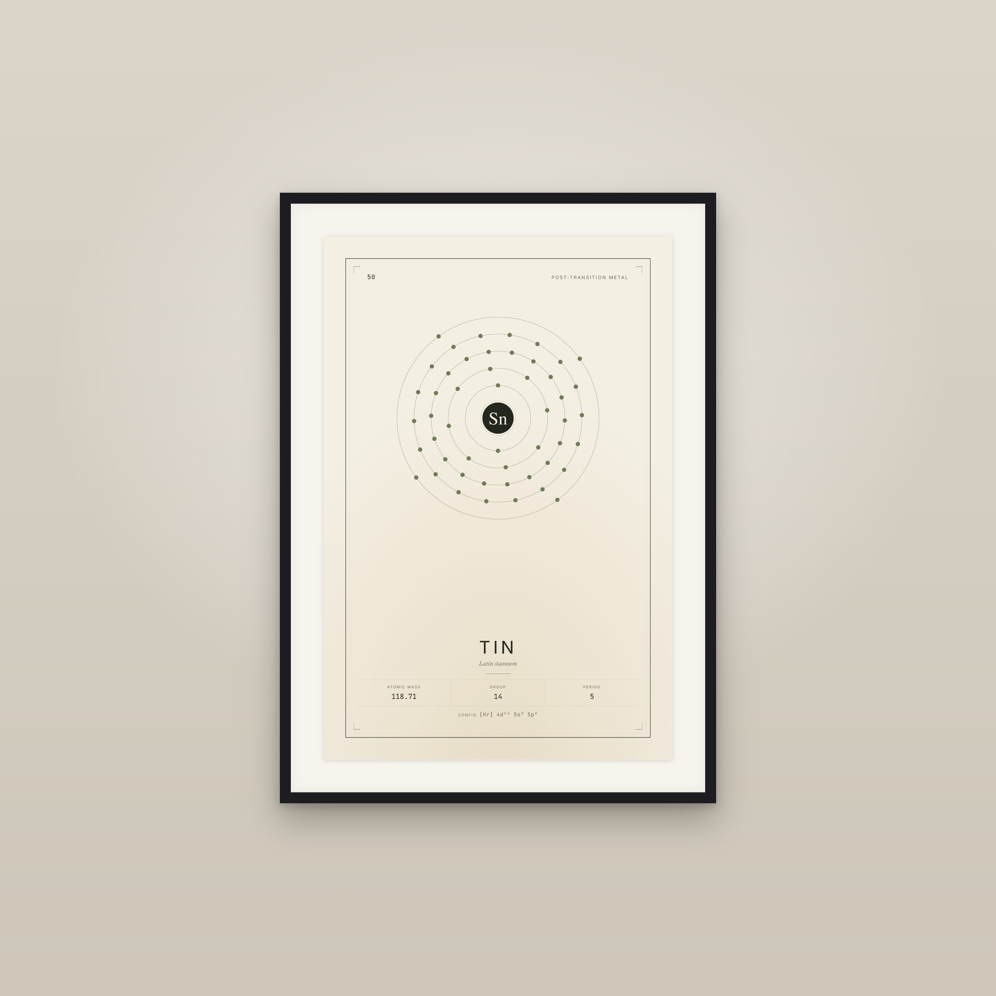 Tin — Element No. 50