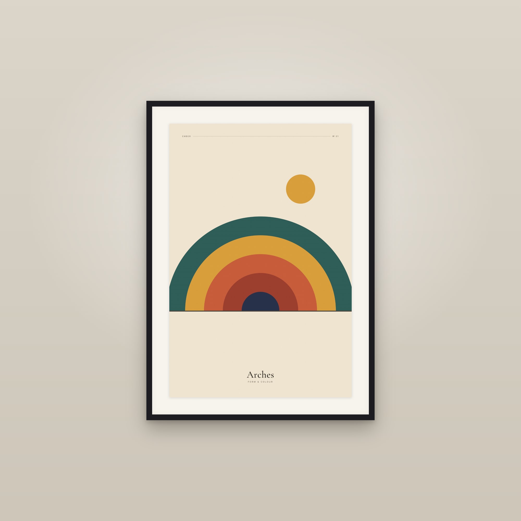 Arches — Ember · Geometric Print