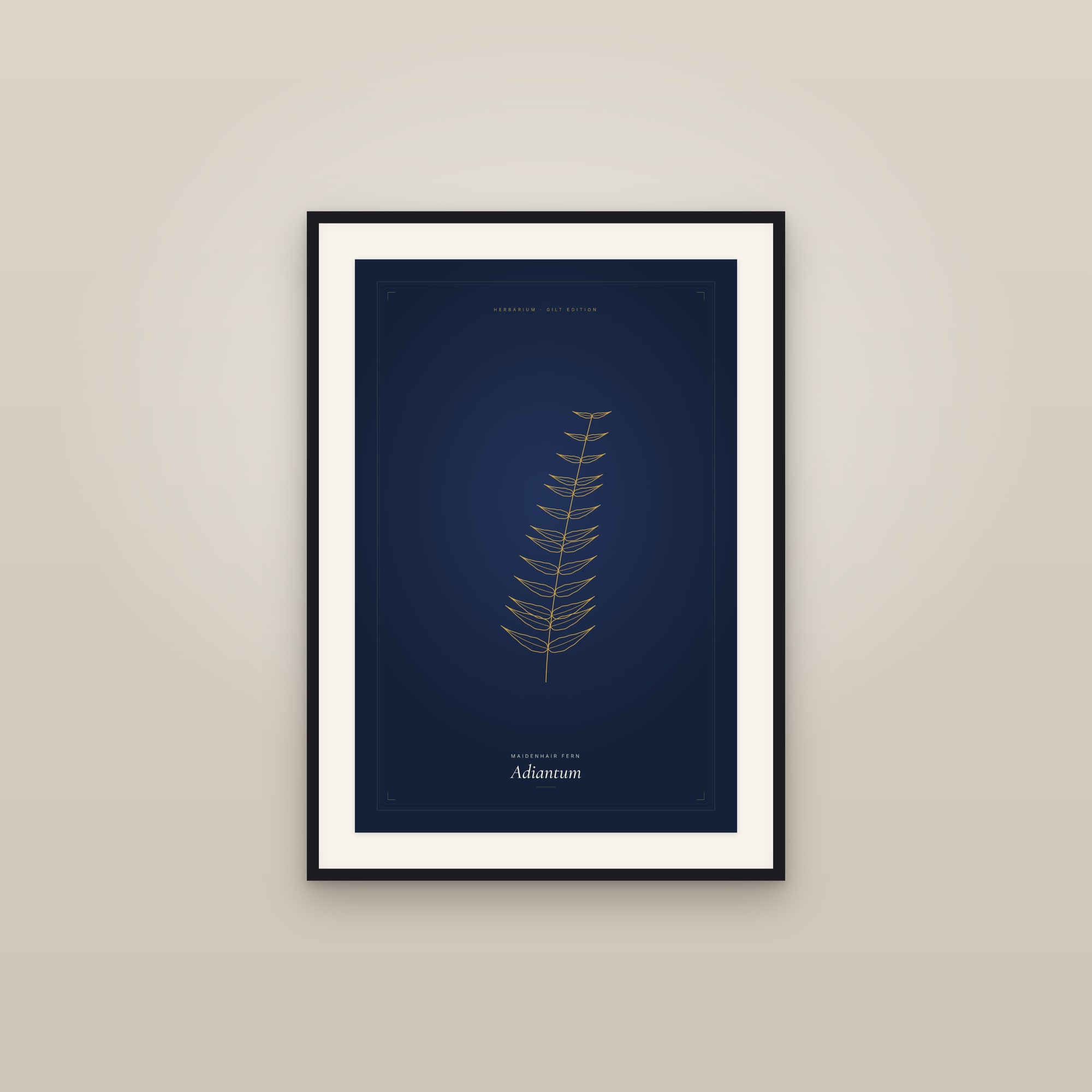 Maidenhair Fern — Gilt Botanical