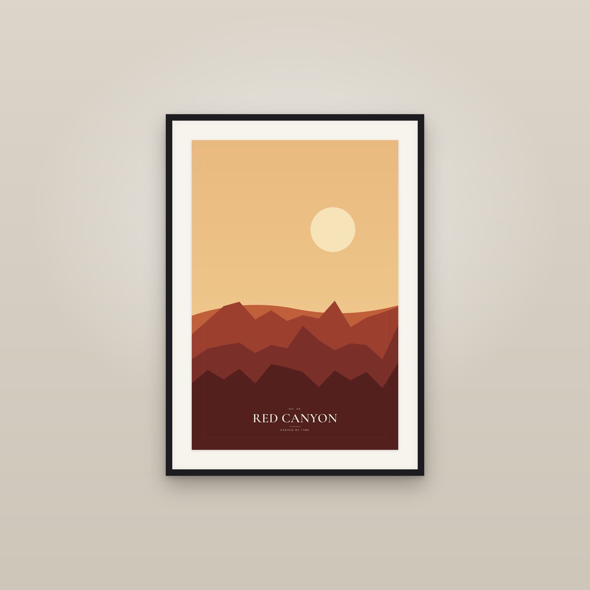 Red Canyon — Landscape Print