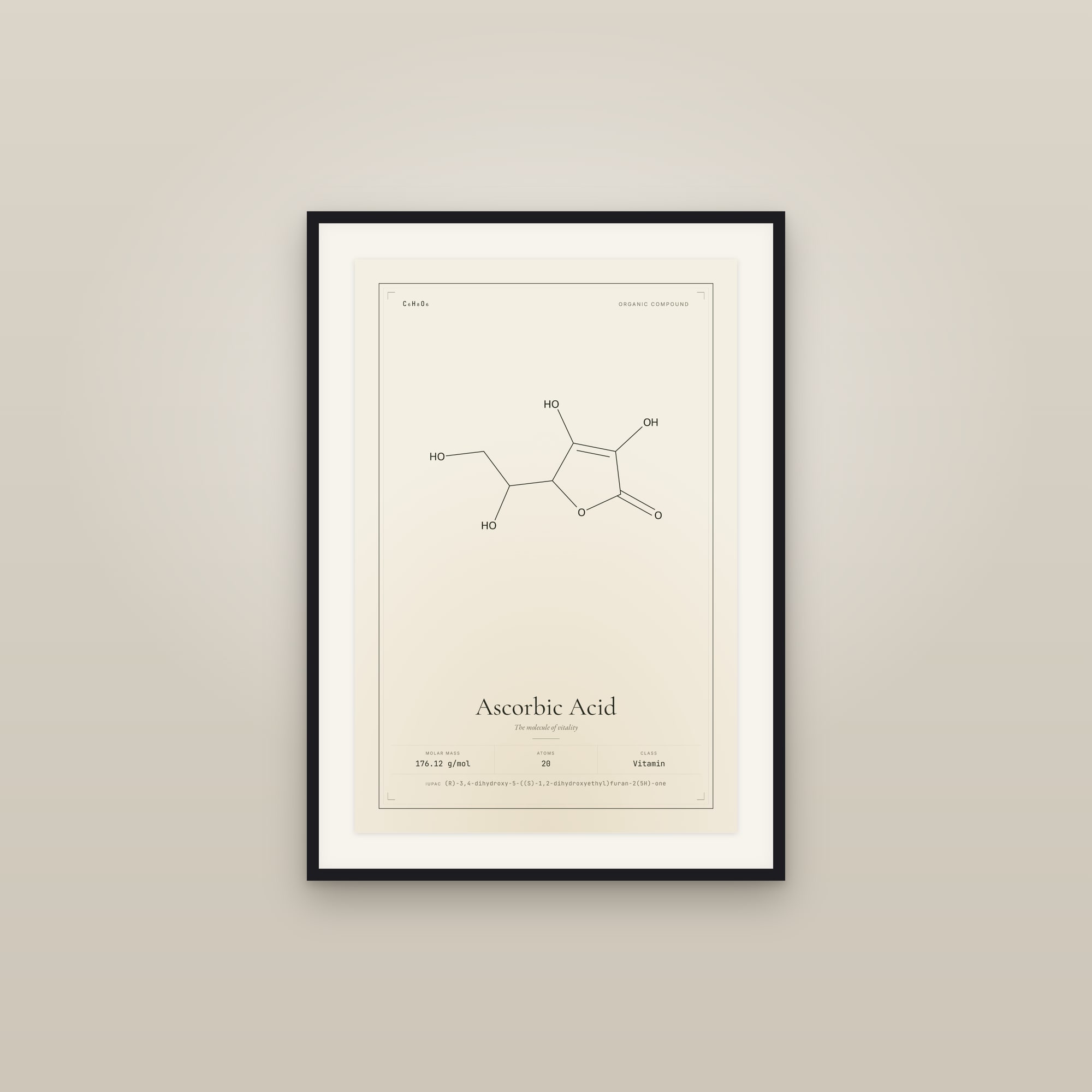 Ascorbic Acid — Molecular Structure