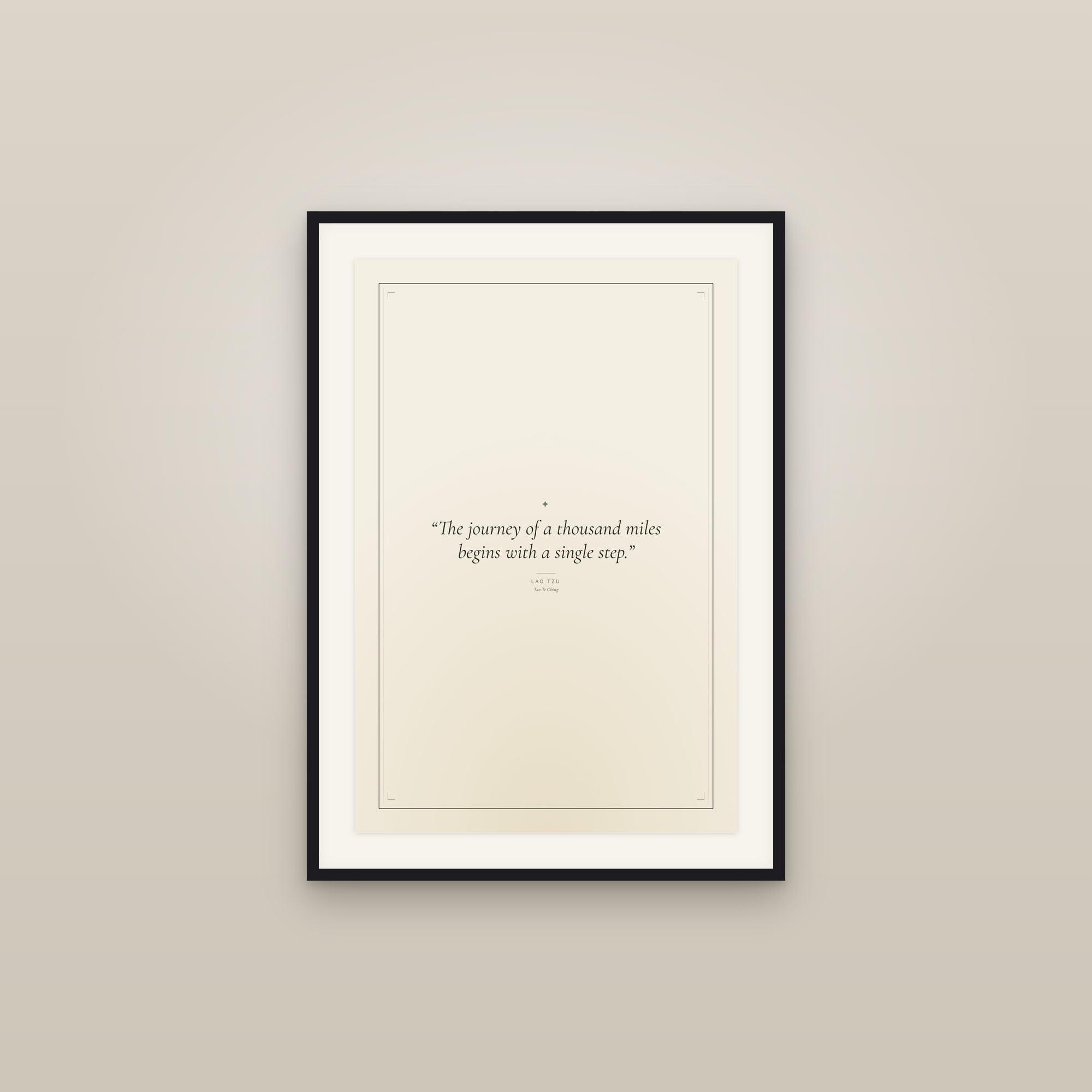 Lao Tzu — Quote Print