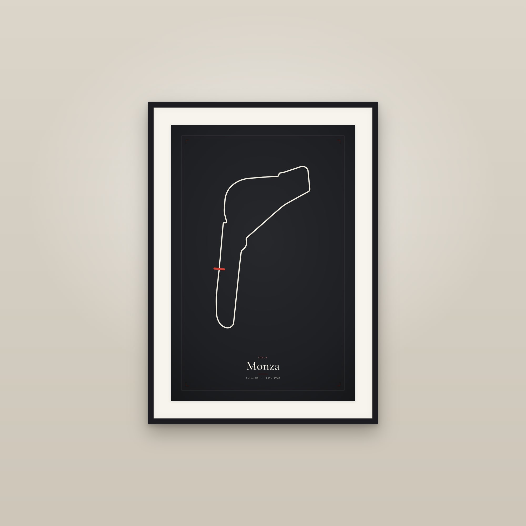 Monza — Circuit Print