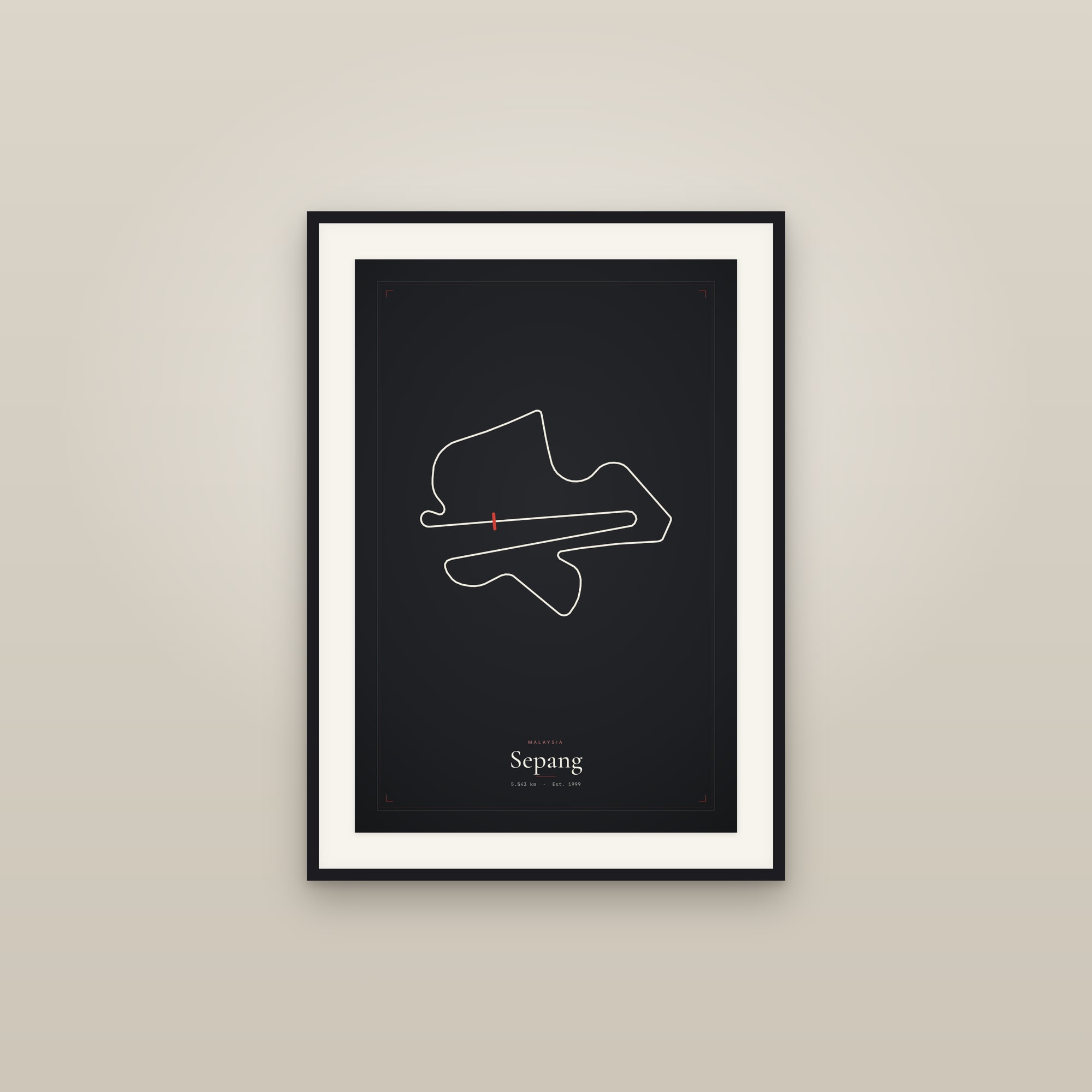 Sepang — Circuit Print