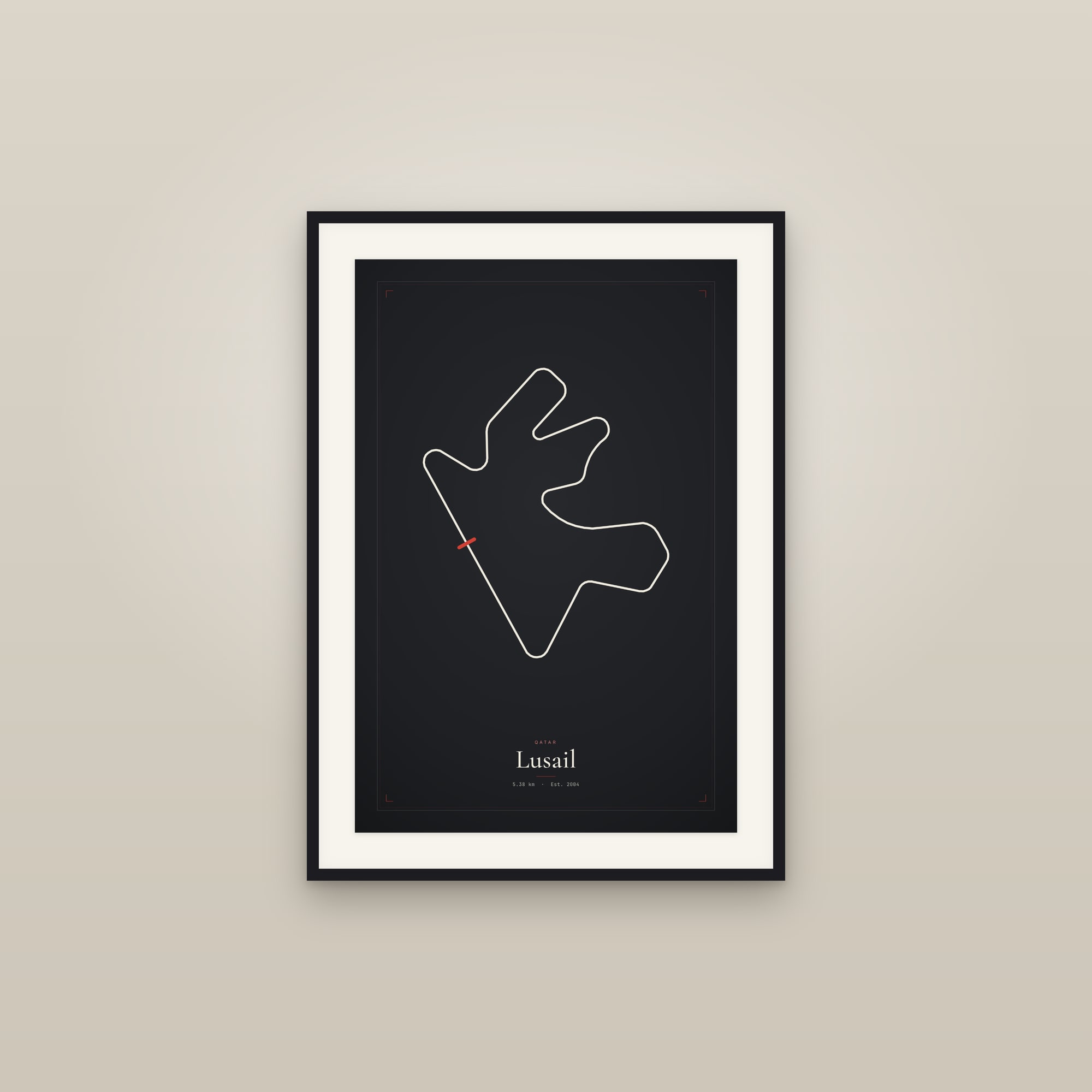 Lusail — Circuit Print